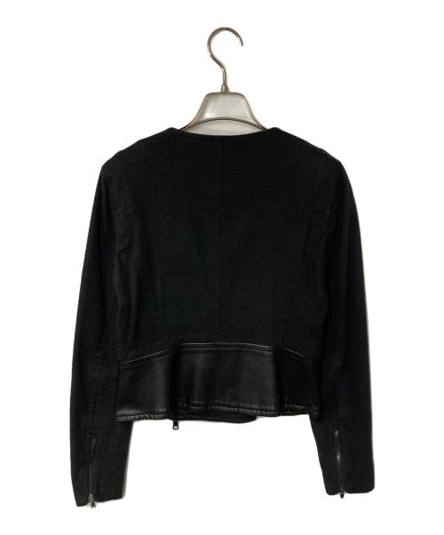 ARMANI EXCHANGE（アルマーニ エクスチェンジ）ARMANI EXCHANGE (アルマーニ エクスチェンジ) ライダースジャケット ブラック サイズ:XSの古着・服飾アイテム
