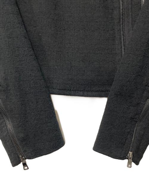 ARMANI EXCHANGE（アルマーニ エクスチェンジ）ARMANI EXCHANGE (アルマーニ エクスチェンジ) ライダースジャケット ブラック サイズ:XSの古着・服飾アイテム
