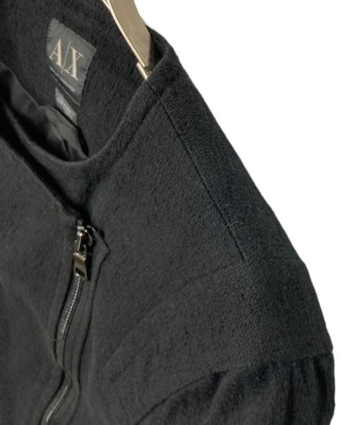 ARMANI EXCHANGE（アルマーニ エクスチェンジ）ARMANI EXCHANGE (アルマーニ エクスチェンジ) ライダースジャケット ブラック サイズ:XSの古着・服飾アイテム