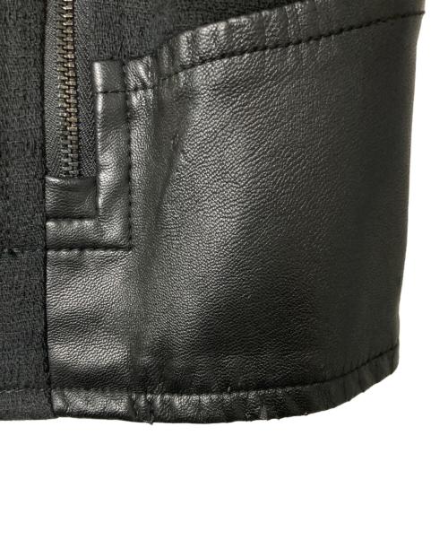 ARMANI EXCHANGE（アルマーニ エクスチェンジ）ARMANI EXCHANGE (アルマーニ エクスチェンジ) ライダースジャケット ブラック サイズ:XSの古着・服飾アイテム