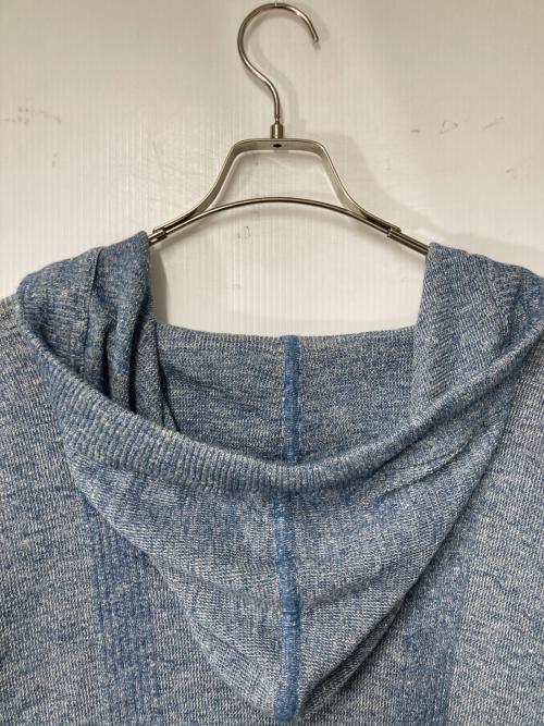 Maison Margiela 1 10（メゾン マルジェラ）Maison Margiela 1 10 (メゾン マルジェラ) 25SS サマーシネニットパーカー ブルー サイズ:Lの古着・服飾アイテム