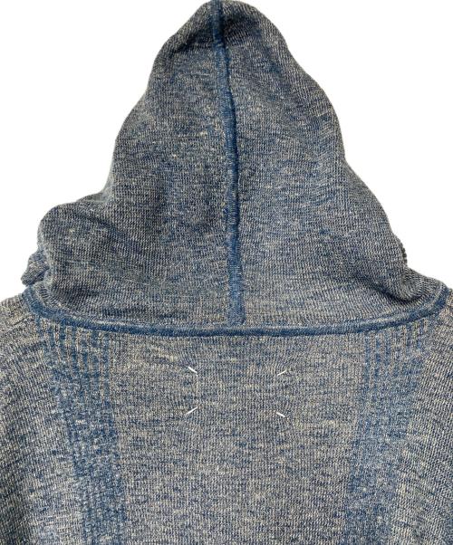 Maison Margiela 1 10（メゾン マルジェラ）Maison Margiela 1 10 (メゾン マルジェラ) 25SS サマーシネニットパーカー ブルー サイズ:Lの古着・服飾アイテム