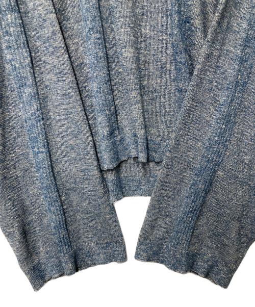 Maison Margiela 1 10（メゾン マルジェラ）Maison Margiela 1 10 (メゾン マルジェラ) 25SS サマーシネニットパーカー ブルー サイズ:Lの古着・服飾アイテム