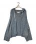 Maison Margiela 1 10（メゾン マルジェラ）の古着「25SS サマーシネニットパーカー」｜ブルー
