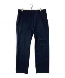 HERMES（エルメス）の古着「コットン テーパードパンツ」｜ネイビー