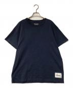 JIL SANDER+ジルサンダープラス）の古着「ロゴラペルTシャツ」｜ネイビー