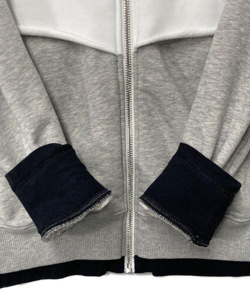 GIVENCHY（ジバンシィ）GIVENCHY (ジバンシィ) ロゴプリントジップフーディー グレー サイズ:KIDS 12の古着・服飾アイテム