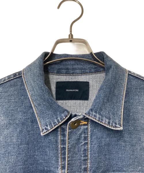 FRAMeWORK（フレームワーク）FRAMeWORK (フレームワーク) エクストララージデニムジャケット インディゴ サイズ:FREEの古着・服飾アイテム