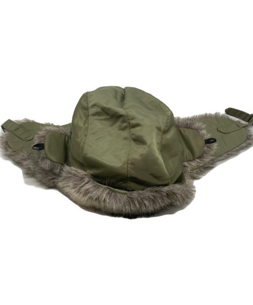 CHALLENGER（チャレンジャー）CHALLENGER (チャレンジャー) フライトキャップ カーキ サイズ:Lの古着・服飾アイテム