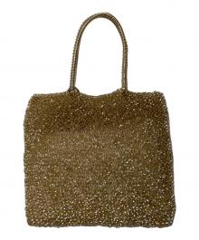 ANTEPRIMA（アンテプリマ）の古着「ワイヤー ハンドバッグ」｜ベージュ