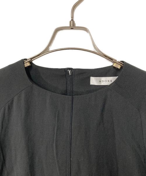 ADORE（アドーア）ADORE (アドーア) パネルカットワーク刺しゅうブラウス ブラック サイズ:38の古着・服飾アイテム