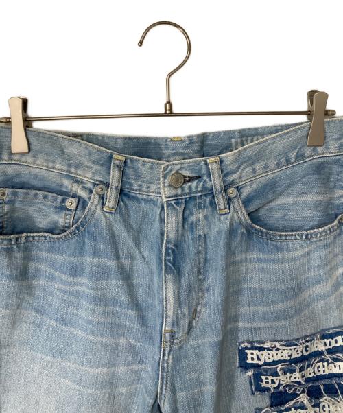 Hysteric Glamour（ヒステリックグラマー）Hysteric Glamour (ヒステリックグラマー) DH加工デニム テーパードPT インディゴ サイズ:81cm (W32)の古着・服飾アイテム