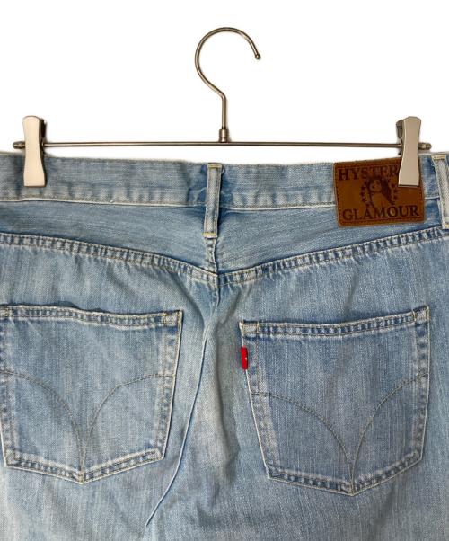 Hysteric Glamour（ヒステリックグラマー）Hysteric Glamour (ヒステリックグラマー) DH加工デニム テーパードPT インディゴ サイズ:81cm (W32)の古着・服飾アイテム