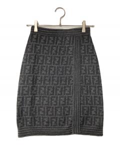 中古・古着通販】FENDI (フェンディ) スカート ブラウン サイズ:30
