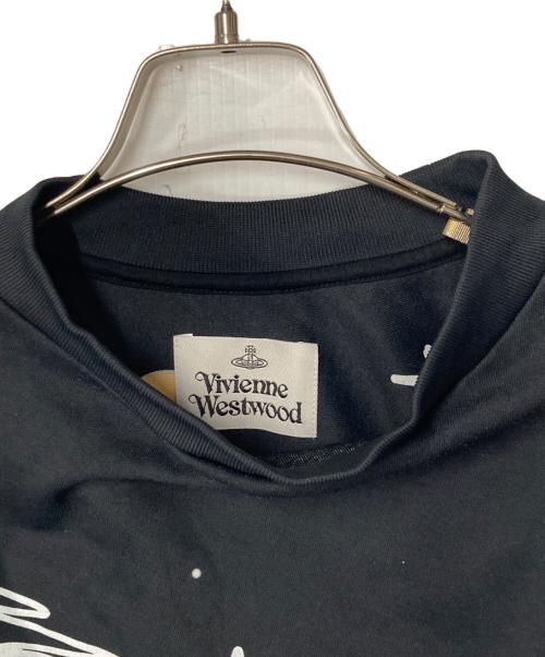 Vivienne Westwood（ヴィヴィアンウエストウッド）Vivienne Westwood (ヴィヴィアンウエストウッド) DRUNKEN SWEATSHIRT O318 PLANETS ブラック サイズ:Ｍの古着・服飾アイテム