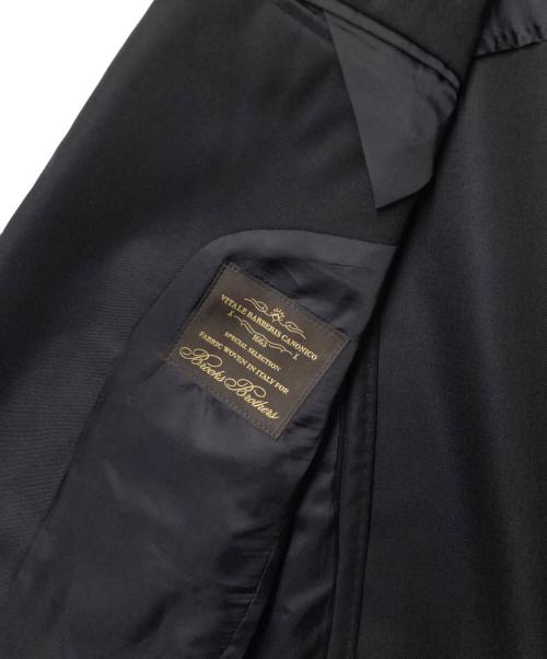 BROOKS BROTHERS（ブルックスブラザーズ）BROOKS BROTHERS (ブルックスブラザーズ) パイピング 段返り3B 金釦ブレザー USA製 ネイビー サイズ:37Sの古着・服飾アイテム