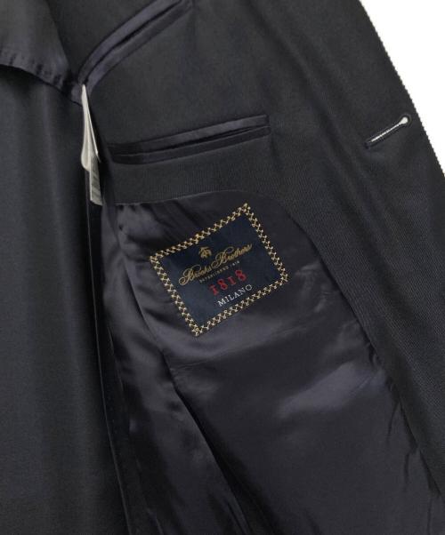 BROOKS BROTHERS（ブルックスブラザーズ）BROOKS BROTHERS (ブルックスブラザーズ) パイピング 段返り3B 金釦ブレザー USA製 ネイビー サイズ:37Sの古着・服飾アイテム