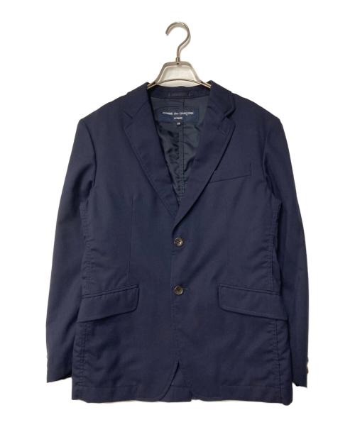 COMME des GARCONS HOMME（コムデギャルソン オム）COMME des GARCONS HOMME (コムデギャルソン オム) テーラードジャケット ネイビー サイズ:XSの古着・服飾アイテム