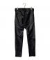 A LEATHER (ア レザー) ディアスキン レザーパンツ ブラック サイズ:48M：18000円