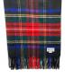 JOHNSTONS OF ELGIN (ジョンストンズオブエルガン) カシミヤチェックマフラー レッド×ブラック：12000円