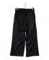 yohji yamamoto+noir (ヨウジヤマモトプリュスノアール) 2タックパンツ ブラック サイズ:1：8000円
