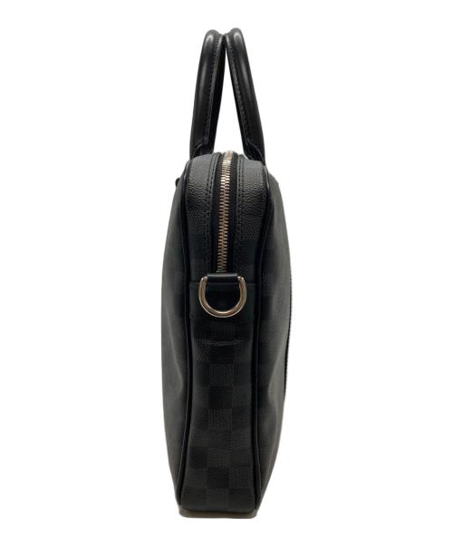 LOUIS VUITTON（ルイ ヴィトン）LOUIS VUITTON (ルイ ヴィトン) ダミエ ポルト ドキュマン ヴォワヤージュ PM ブラックの古着・服飾アイテム