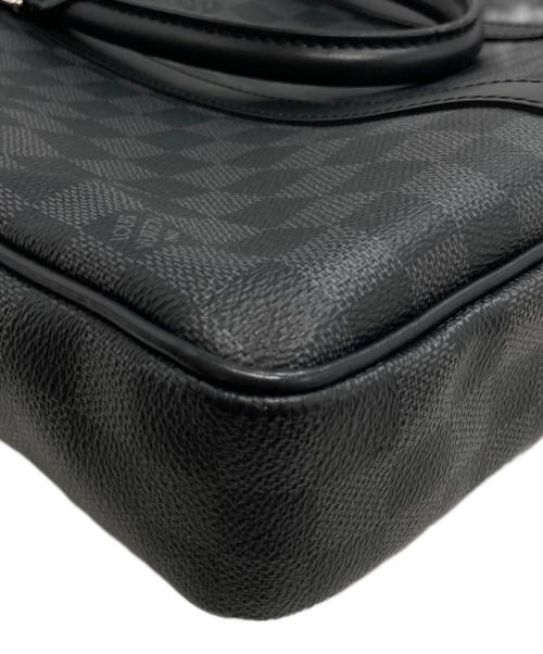 LOUIS VUITTON（ルイ ヴィトン）LOUIS VUITTON (ルイ ヴィトン) ダミエ ポルト ドキュマン ヴォワヤージュ PM ブラックの古着・服飾アイテム