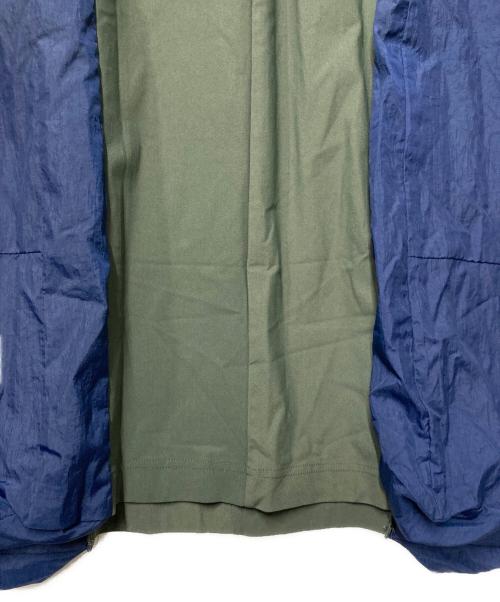 UN3D.（アンスリード）UN3D. (アンスリード) サイドギャザーポケットワンピース グリーン×ネイビー サイズ:38の古着・服飾アイテム