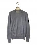 STONE ISLANDストーンアイランド）の古着「クルーネックニット」｜ブルー