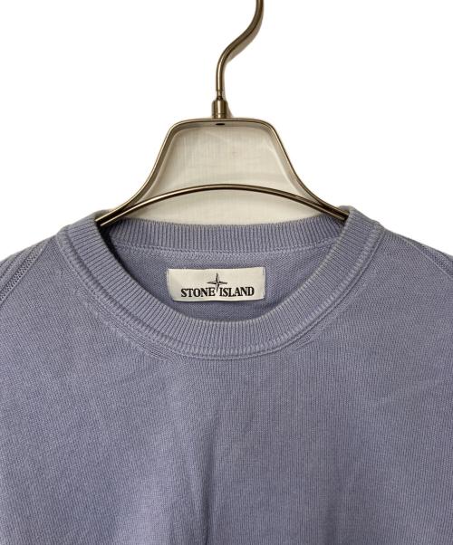 STONE ISLAND（ストーンアイランド）STONE ISLAND (ストーンアイランド) クルーネックニット ブルー サイズ:Sの古着・服飾アイテム