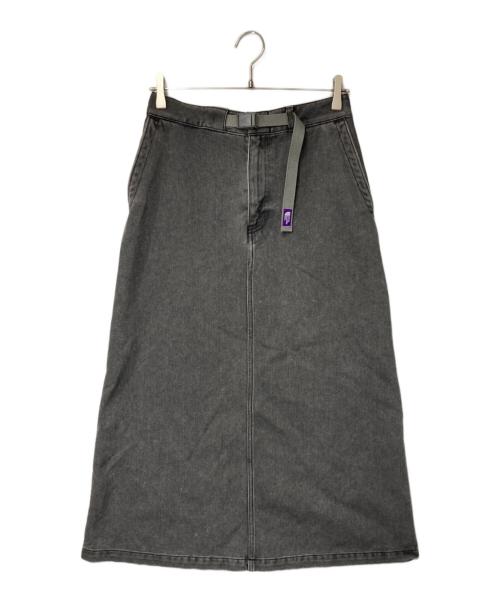 THE NORTHFACE PURPLELABEL（ザ・ノースフェイス パープルレーベル）THE NORTHFACE PURPLELABEL (ザ・ノースフェイス パープルレーベル) Denim Field Skirt グレー サイズ:WMの古着・服飾アイテム