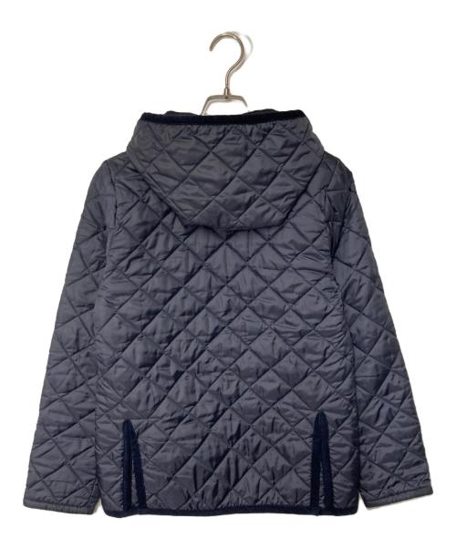 LAVENHAM（ラベンハム）LAVENHAM (ラベンハム) フーデットキルティングジャケット ネイビー サイズ:38の古着・服飾アイテム
