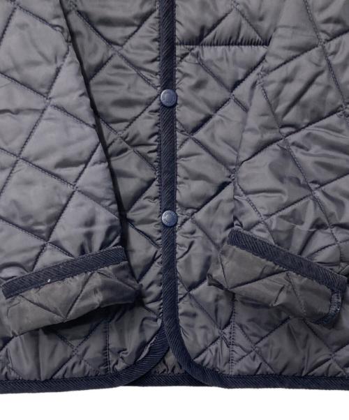 LAVENHAM（ラベンハム）LAVENHAM (ラベンハム) フーデットキルティングジャケット ネイビー サイズ:38の古着・服飾アイテム