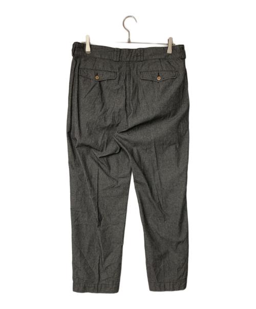 waiper（ワイパー）WAIPER (ワイパー) シャンブレー ツータックパンツ グレー サイズ:35の古着・服飾アイテム