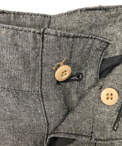 waiper（ワイパー）WAIPER (ワイパー) シャンブレー ツータックパンツ グレー サイズ:35の古着・服飾アイテム