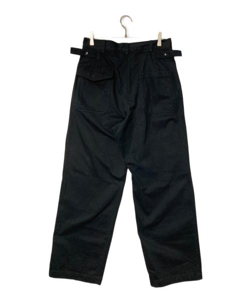 waiper（ワイパー）waiper (ワイパー) コットンサテン ユーティリティ トラウザーズ ブラック サイズ:32Rの古着・服飾アイテム