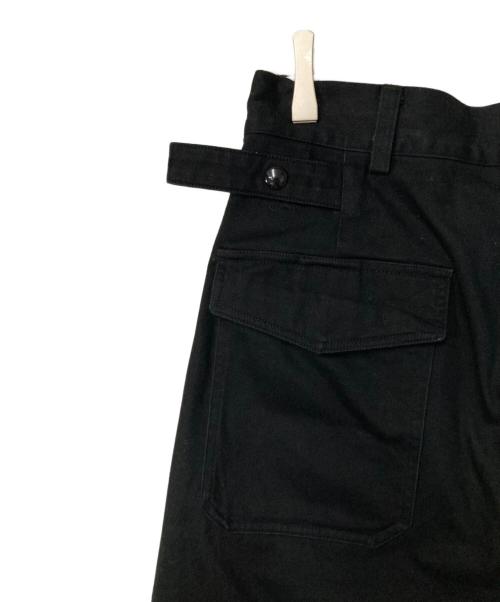 waiper（ワイパー）waiper (ワイパー) コットンサテン ユーティリティ トラウザーズ ブラック サイズ:32Rの古着・服飾アイテム