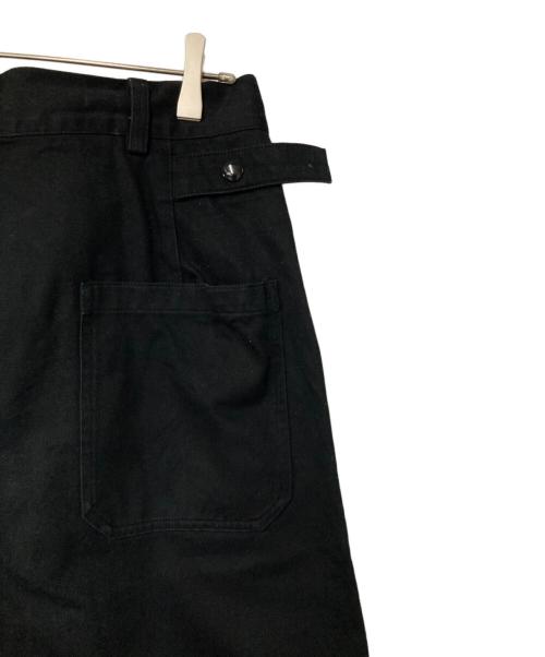 waiper（ワイパー）waiper (ワイパー) コットンサテン ユーティリティ トラウザーズ ブラック サイズ:32Rの古着・服飾アイテム