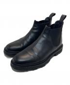 Manolo Blahnikマノロブラニク）の古着「サイドゴア チェルシーブーツ」｜ブラック