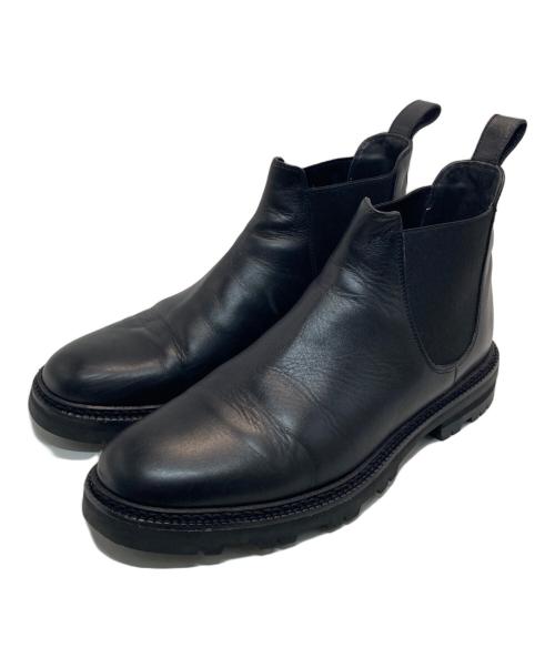 Manolo Blahnik（マノロブラニク）Manolo Blahnik (マノロブラニク) サイドゴア チェルシーブーツ ブラック サイズ:7の古着・服飾アイテム