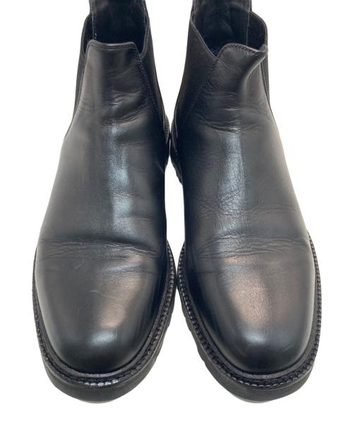 Manolo Blahnik（マノロブラニク）Manolo Blahnik (マノロブラニク) サイドゴア チェルシーブーツ ブラック サイズ:7の古着・服飾アイテム