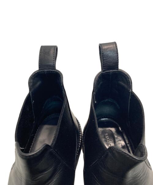 Manolo Blahnik（マノロブラニク）Manolo Blahnik (マノロブラニク) サイドゴア チェルシーブーツ ブラック サイズ:7の古着・服飾アイテム