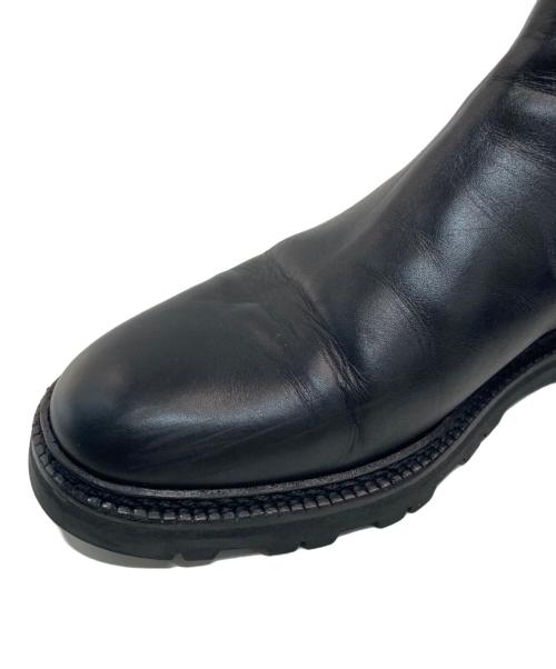 Manolo Blahnik（マノロブラニク）Manolo Blahnik (マノロブラニク) サイドゴア チェルシーブーツ ブラック サイズ:7の古着・服飾アイテム