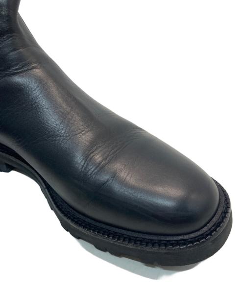 Manolo Blahnik（マノロブラニク）Manolo Blahnik (マノロブラニク) サイドゴア チェルシーブーツ ブラック サイズ:7の古着・服飾アイテム