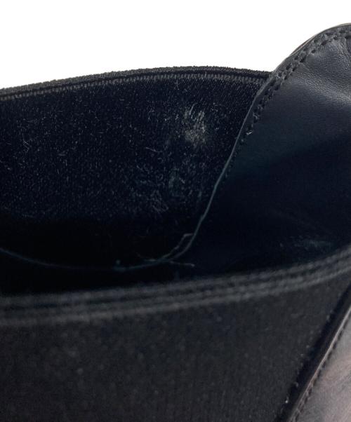 Manolo Blahnik（マノロブラニク）Manolo Blahnik (マノロブラニク) サイドゴア チェルシーブーツ ブラック サイズ:7の古着・服飾アイテム