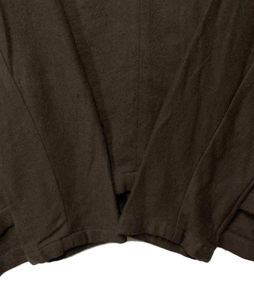 evam eva（エヴァムエヴァ）evam eva (エヴァムエヴァ) コットンプルオーバーブラウス ブラウン サイズ:Freeの古着・服飾アイテム