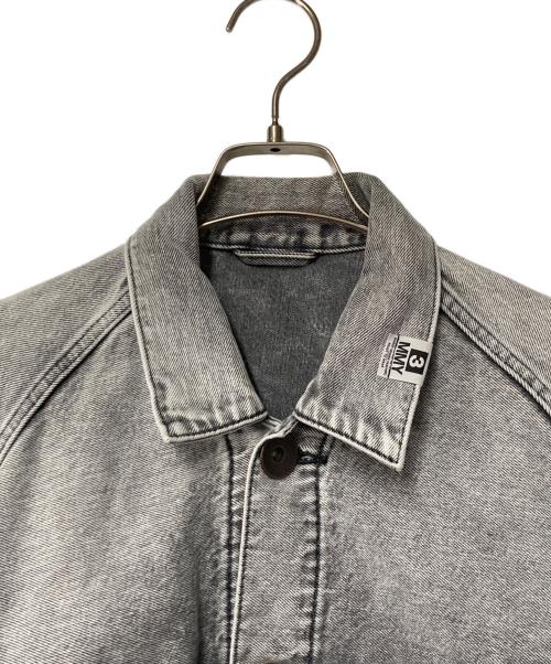 Maison MIHARA YASUHIRO（メゾン ミハラ ヤスヒロ）Maison MIHARA YASUHIRO (メゾン ミハラ ヤスヒロ) カシュクールルーズデニムブルゾン グレー サイズ:38の古着・服飾アイテム