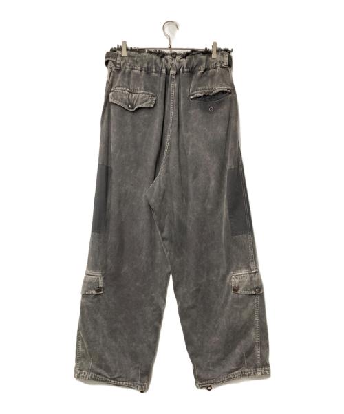 Maison MIHARA YASUHIRO（メゾン ミハラ ヤスヒロ）Maison MIHARA YASUHIRO (メゾン ミハラ ヤスヒロ) Distressed Flight Pants グレー サイズ:46の古着・服飾アイテム