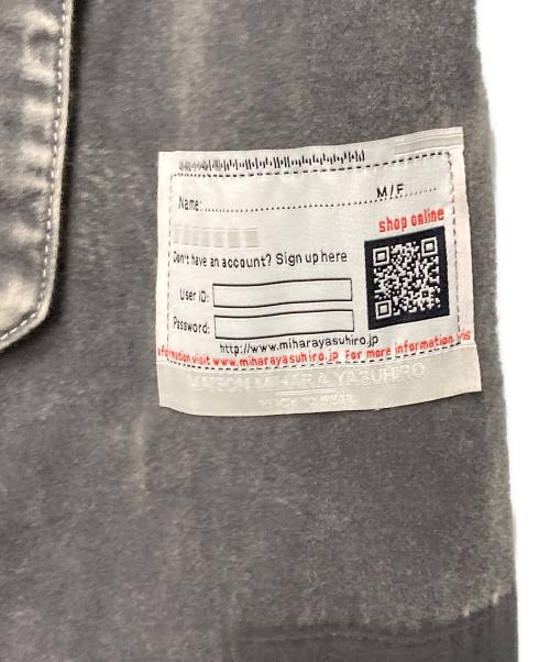 Maison MIHARA YASUHIRO（メゾン ミハラ ヤスヒロ）Maison MIHARA YASUHIRO (メゾン ミハラ ヤスヒロ) Distressed Flight Pants グレー サイズ:46の古着・服飾アイテム
