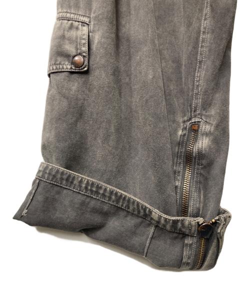 Maison MIHARA YASUHIRO（メゾン ミハラ ヤスヒロ）Maison MIHARA YASUHIRO (メゾン ミハラ ヤスヒロ) Distressed Flight Pants グレー サイズ:46の古着・服飾アイテム